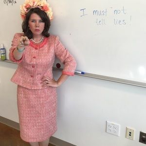 Pink Suit perfect for Umbridge or Jackie O costume